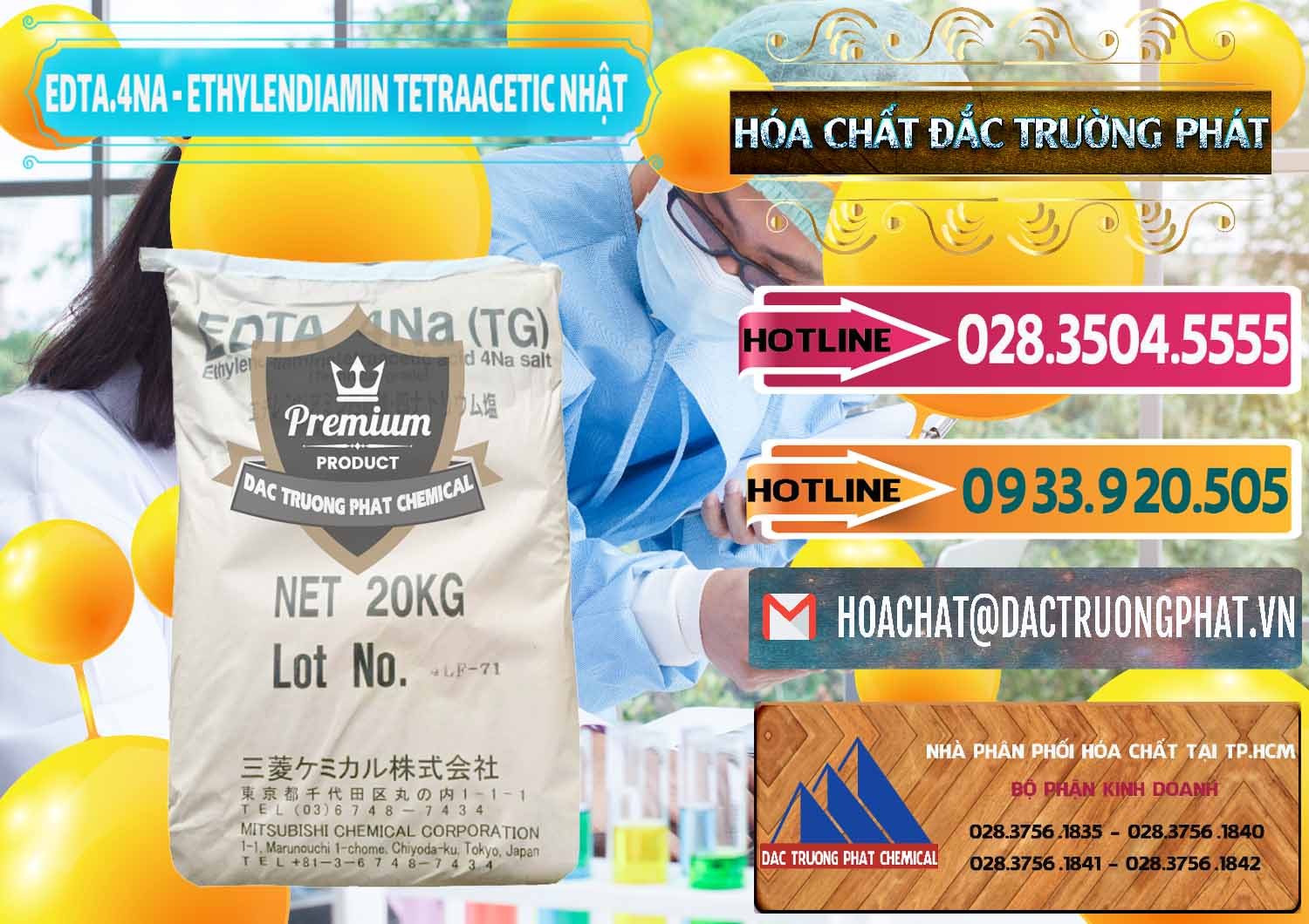 Nơi bán EDTA 4Na - Ethylendiamin Tetraacetic Nhật Bản Japan - 0482 - Nhà phân phối - nhập khẩu hóa chất tại TP.HCM - dactruongphat.vn