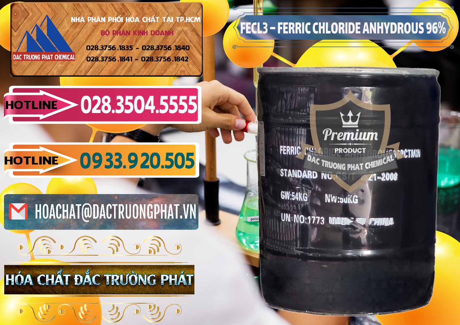 Công ty nhập khẩu và bán FECL3 – Ferric Chloride Anhydrous 96% Trung Quốc China - 0065 - Chuyên cung cấp và phân phối hóa chất tại TP.HCM - dactruongphat.vn