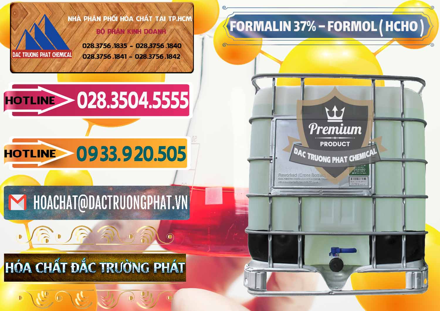 Cty chuyên phân phối & bán Formalin - Formol ( HCHO ) 37% Việt Nam - 0187 - Cung cấp _ kinh doanh hóa chất tại TP.HCM - dactruongphat.vn