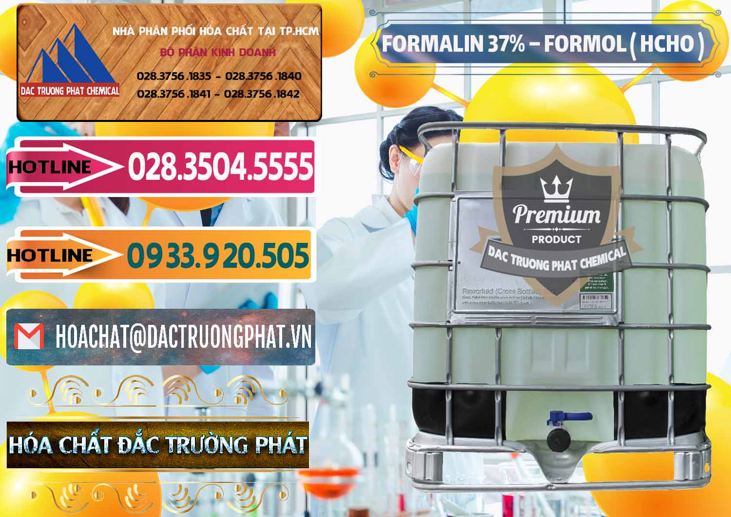 Cty cung cấp và bán Formalin - Formol ( HCHO ) 37% Việt Nam - 0187 - Công ty phân phối _ bán hóa chất tại TP.HCM - dactruongphat.vn