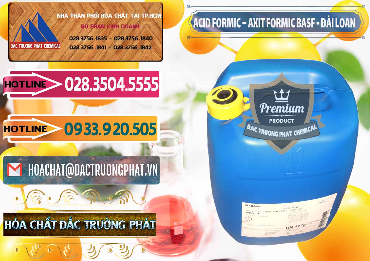 Nơi chuyên nhập khẩu _ bán Acid Formic - Axit Formic 85% BASF Đài Loan Taiwan - 0027 - Đơn vị chuyên cung cấp _ kinh doanh hóa chất tại TP.HCM - dactruongphat.vn