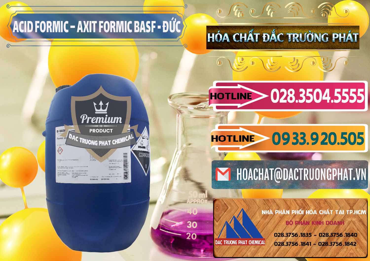 Cty chuyên nhập khẩu _ bán Acid Formic - Axit Formic BASF Đức Germany - 0028 - Chuyên nhập khẩu _ cung cấp hóa chất tại TP.HCM - dactruongphat.vn