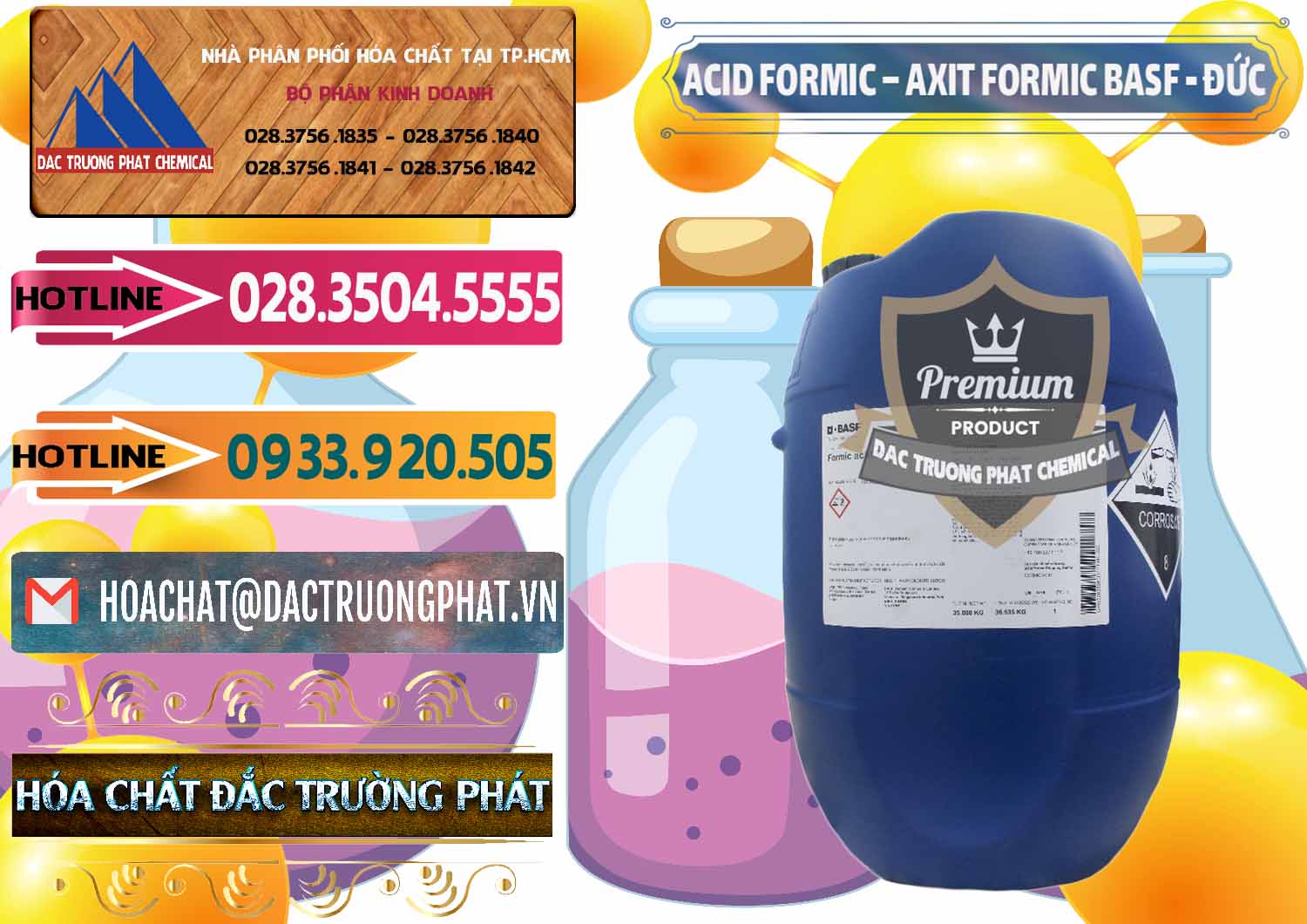 Nhập khẩu và bán Acid Formic - Axit Formic BASF Đức Germany - 0028 - Phân phối và cung cấp hóa chất tại TP.HCM - dactruongphat.vn