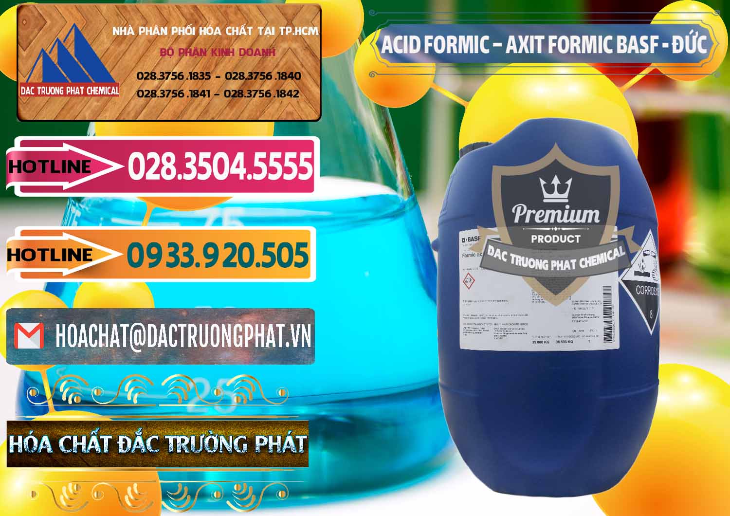 Nơi chuyên nhập khẩu - bán Acid Formic - Axit Formic BASF Đức Germany - 0028 - Đơn vị cung cấp _ bán hóa chất tại TP.HCM - dactruongphat.vn