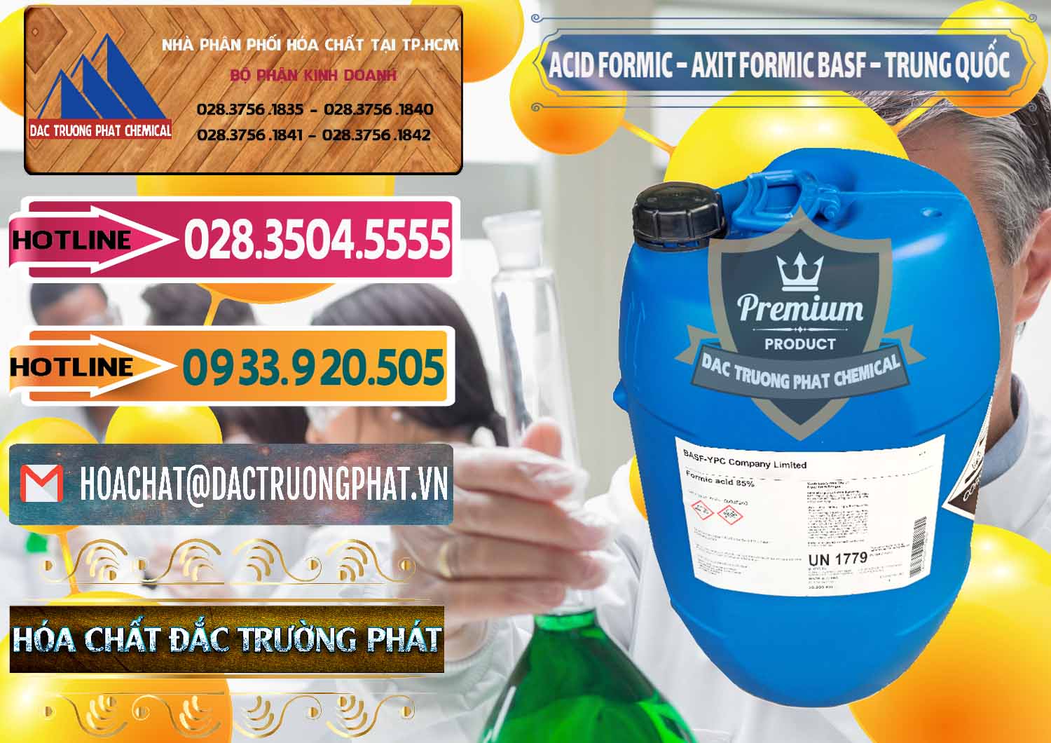 Chuyên bán & cung ứng Acid Formic - Axit Formic BASF Trung Quốc China - 0025 - Cty phân phối và cung ứng hóa chất tại TP.HCM - dactruongphat.vn