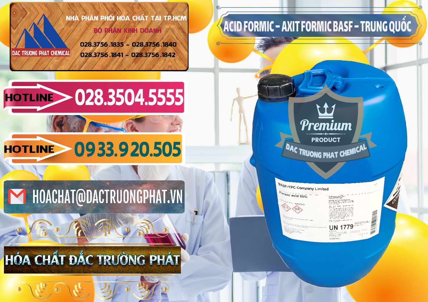 Chuyên bán và cung cấp Acid Formic - Axit Formic BASF Trung Quốc China - 0025 - Đơn vị chuyên nhập khẩu _ cung cấp hóa chất tại TP.HCM - dactruongphat.vn