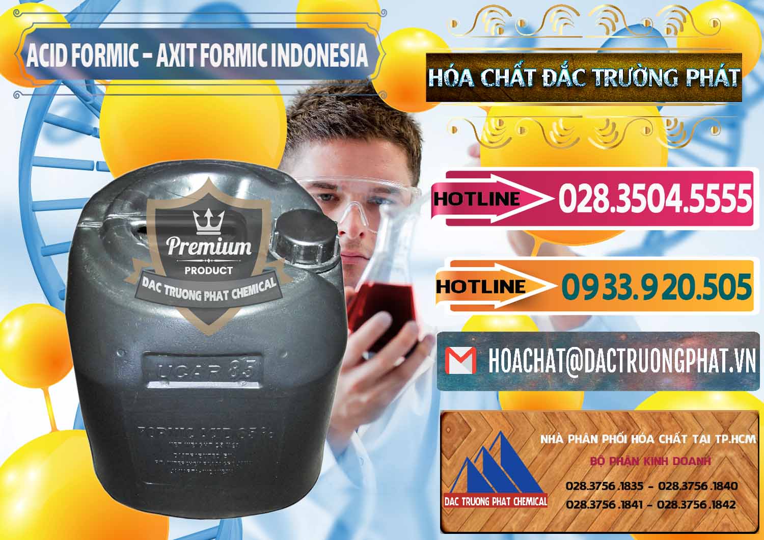 Đơn vị chuyên cung cấp _ bán Acid Formic - Axit Formic Indonesia - 0026 - Nơi chuyên kinh doanh _ phân phối hóa chất tại TP.HCM - dactruongphat.vn