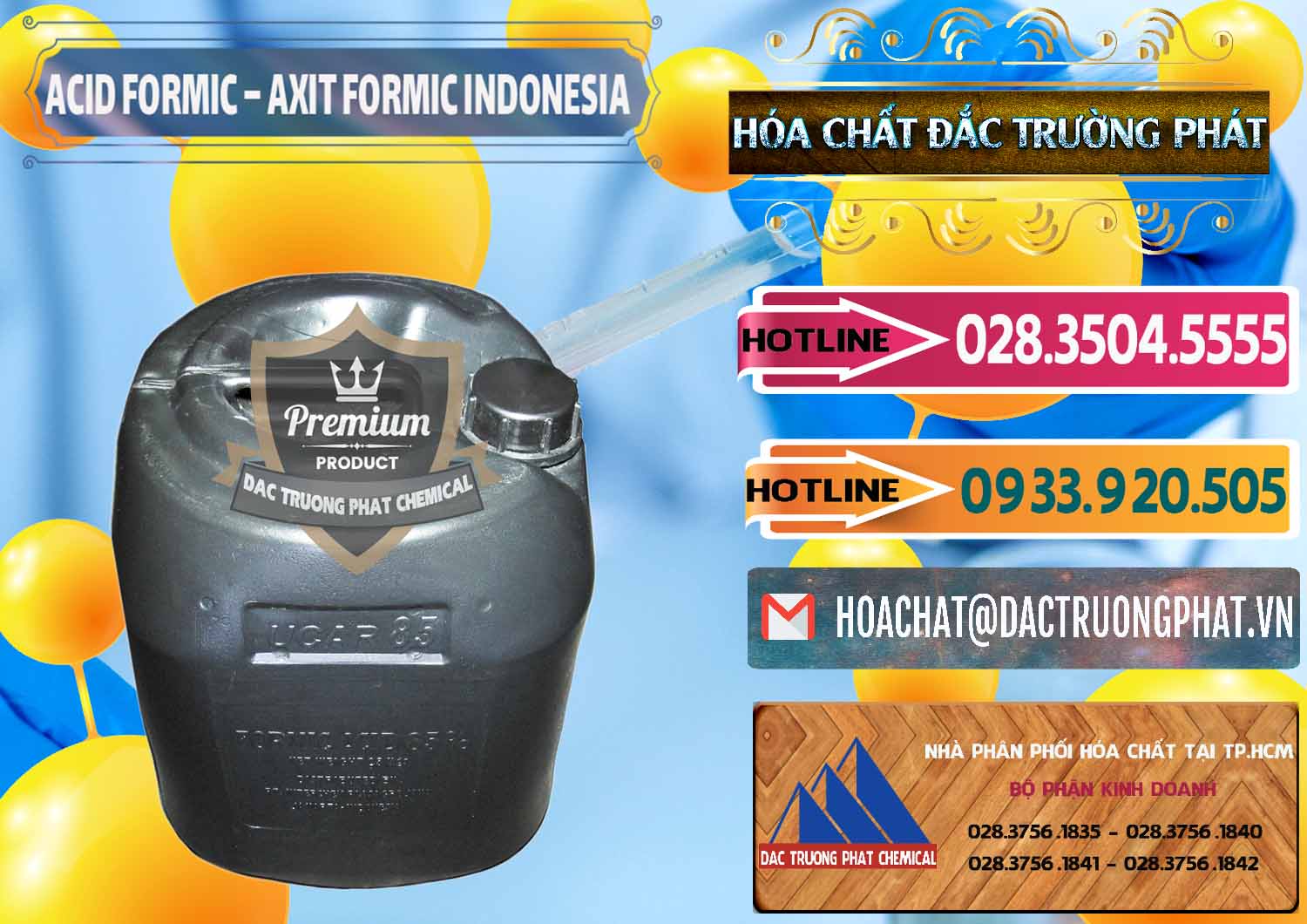 Cty chuyên bán - cung ứng Acid Formic - Axit Formic Indonesia - 0026 - Chuyên bán và phân phối hóa chất tại TP.HCM - dactruongphat.vn