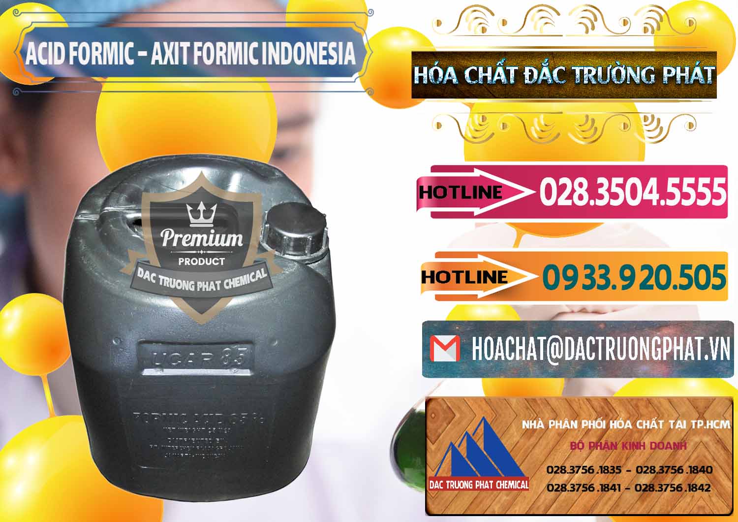 Bán và phân phối Acid Formic - Axit Formic Indonesia - 0026 - Nơi chuyên phân phối _ nhập khẩu hóa chất tại TP.HCM - dactruongphat.vn
