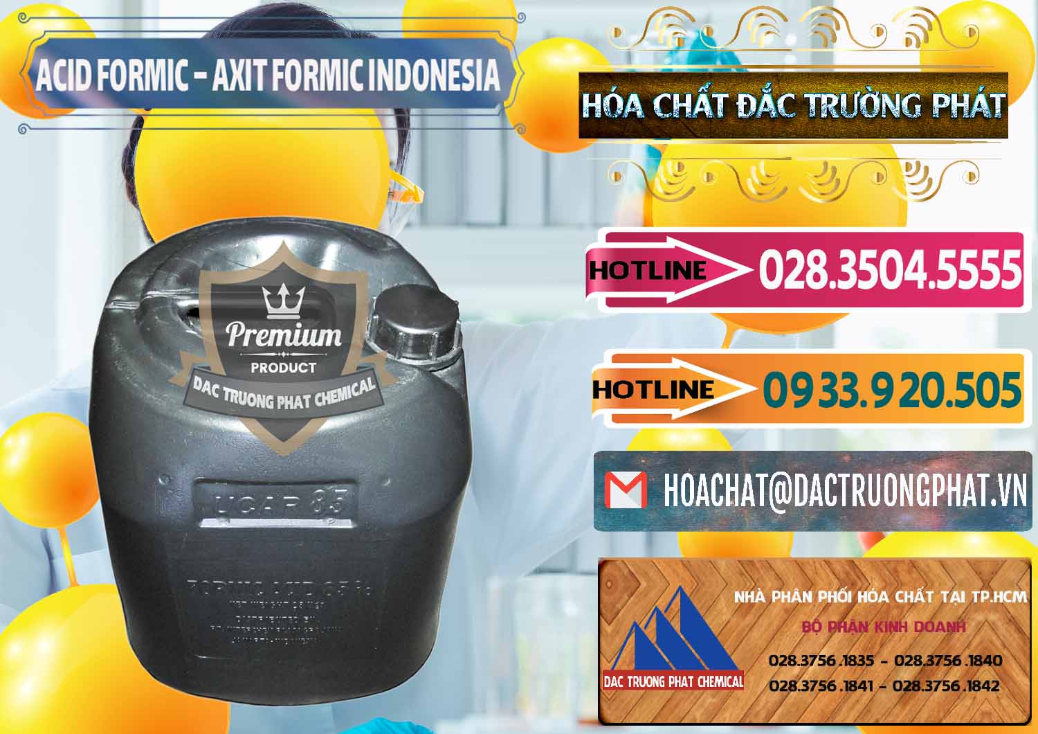 Chuyên bán ( phân phối ) Acid Formic - Axit Formic Indonesia - 0026 - Cty phân phối và cung cấp hóa chất tại TP.HCM - dactruongphat.vn