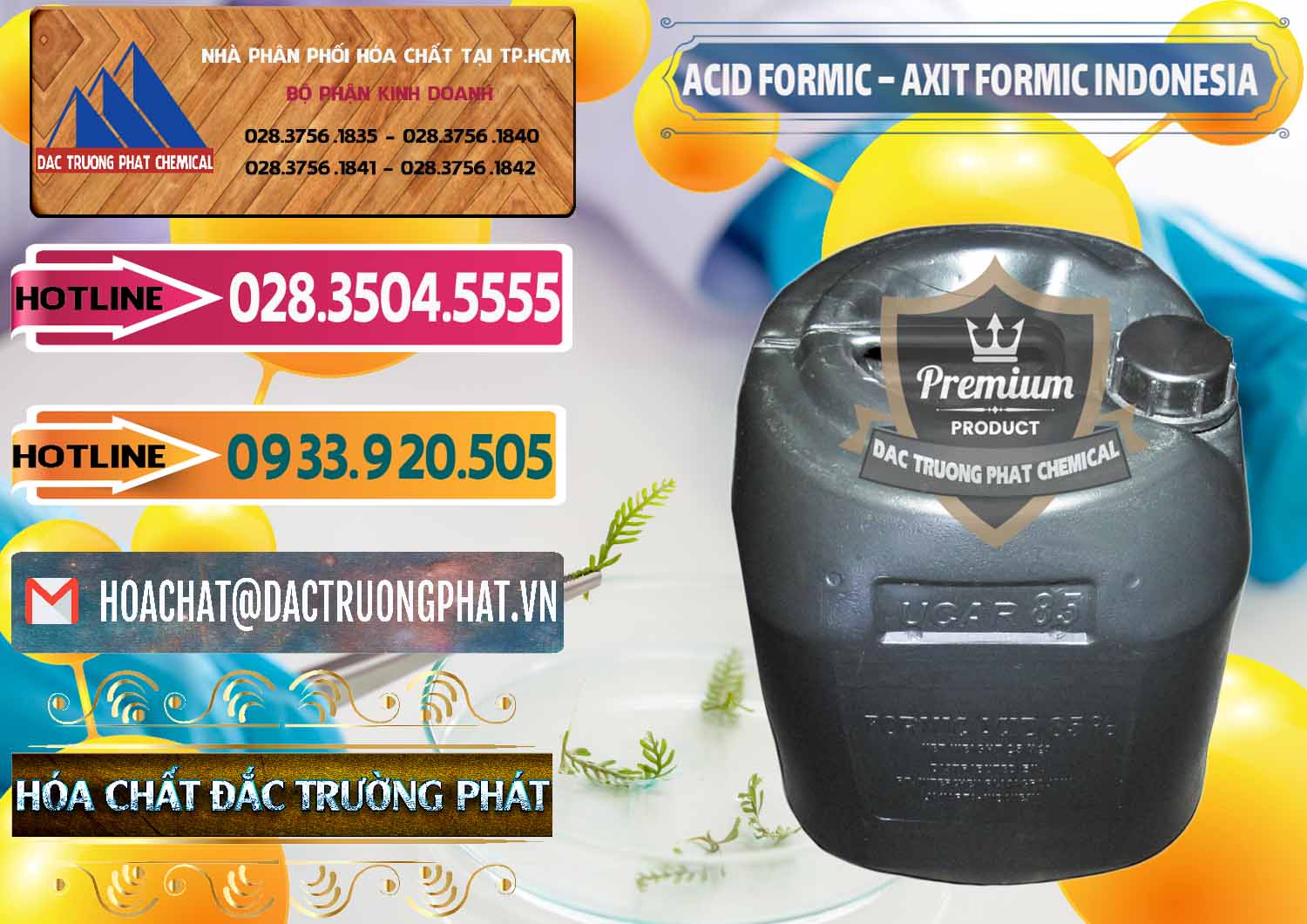 Cty bán & phân phối Acid Formic - Axit Formic Indonesia - 0026 - Cty chuyên cung cấp & bán hóa chất tại TP.HCM - dactruongphat.vn