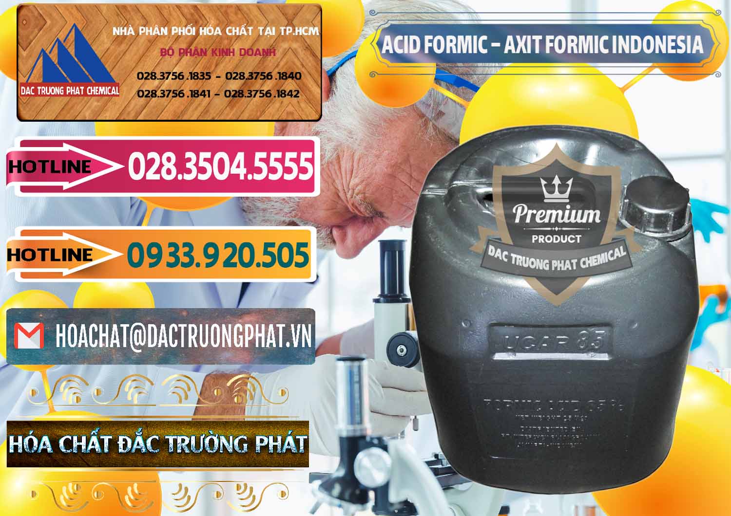 Cung cấp & bán Acid Formic - Axit Formic Indonesia - 0026 - Cung cấp và kinh doanh hóa chất tại TP.HCM - dactruongphat.vn