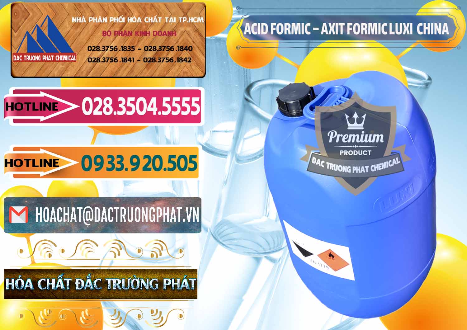 Công ty bán ( cung ứng ) Acid Formic - Axit Formic Luxi Trung Quốc China - 0029 - Cung cấp và bán hóa chất tại TP.HCM - dactruongphat.vn