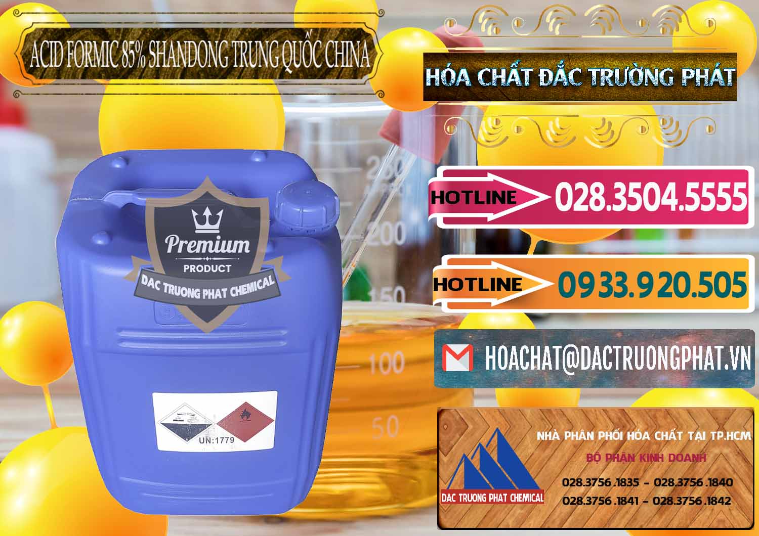Nơi chuyên cung cấp _ bán Acid Formic - Axit Formic 85% Shandong Trung Quốc China - 0235 - Đơn vị chuyên cung cấp & kinh doanh hóa chất tại TP.HCM - dactruongphat.vn