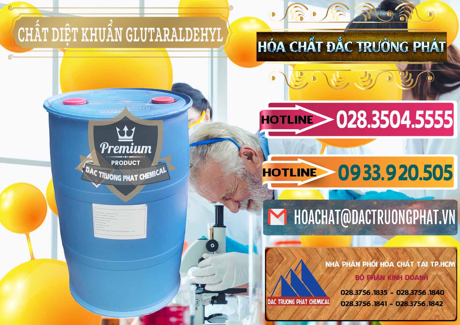 Cty bán & phân phối Glutaraldehyde 50% Đức Germany - 0314 - Cung ứng & phân phối hóa chất tại TP.HCM - dactruongphat.vn