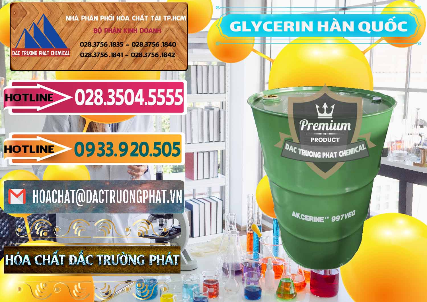 Đơn vị cung ứng và bán Glycerin – C3H8O3 Hàn Quốc Korea - 0403 - Cty cung cấp _ phân phối hóa chất tại TP.HCM - dactruongphat.vn
