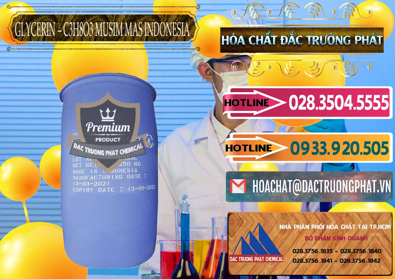 Cung ứng ( bán ) Glycerin – C3H8O3 99.7% Musim Mas Indonesia - 0272 - Chuyên cung cấp và phân phối hóa chất tại TP.HCM - dactruongphat.vn