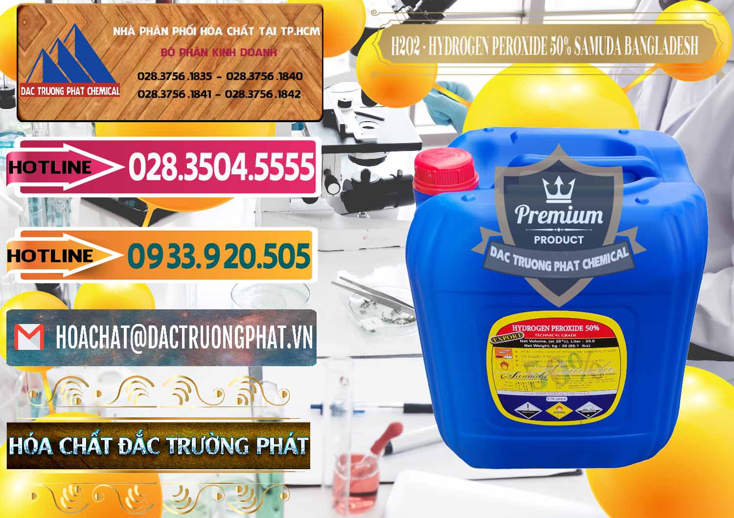Cty chuyên cung cấp / bán hóa chất Oxy Già ß Hydro Peroxit 50% Samuda Bangladesh Đơn vị chuyên cung cấp - bán H2O2 - Hydrogen Peroxide 50% Samuda Bangladesh - 0077 - Đơn vị chuyên cung cấp và bán hóa chất tại TP.HCM - dactruongphat.vn