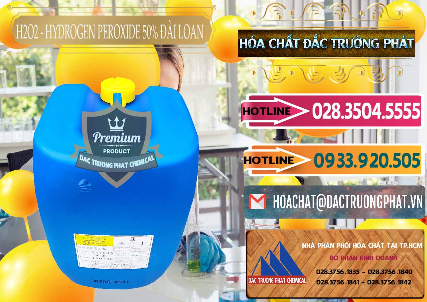 H2O2 - Hydrogen Peroxide 50% Đài Loan Taiwan Chang Chun Đơn vị chuyên bán - cung ứng H2O2 - Hydrogen Peroxide 50% Đài Loan Taiwan Chang Chun - 0069 - Cty phân phối và cung ứng hóa chất tại TP.HCM - dactruongphat.vn