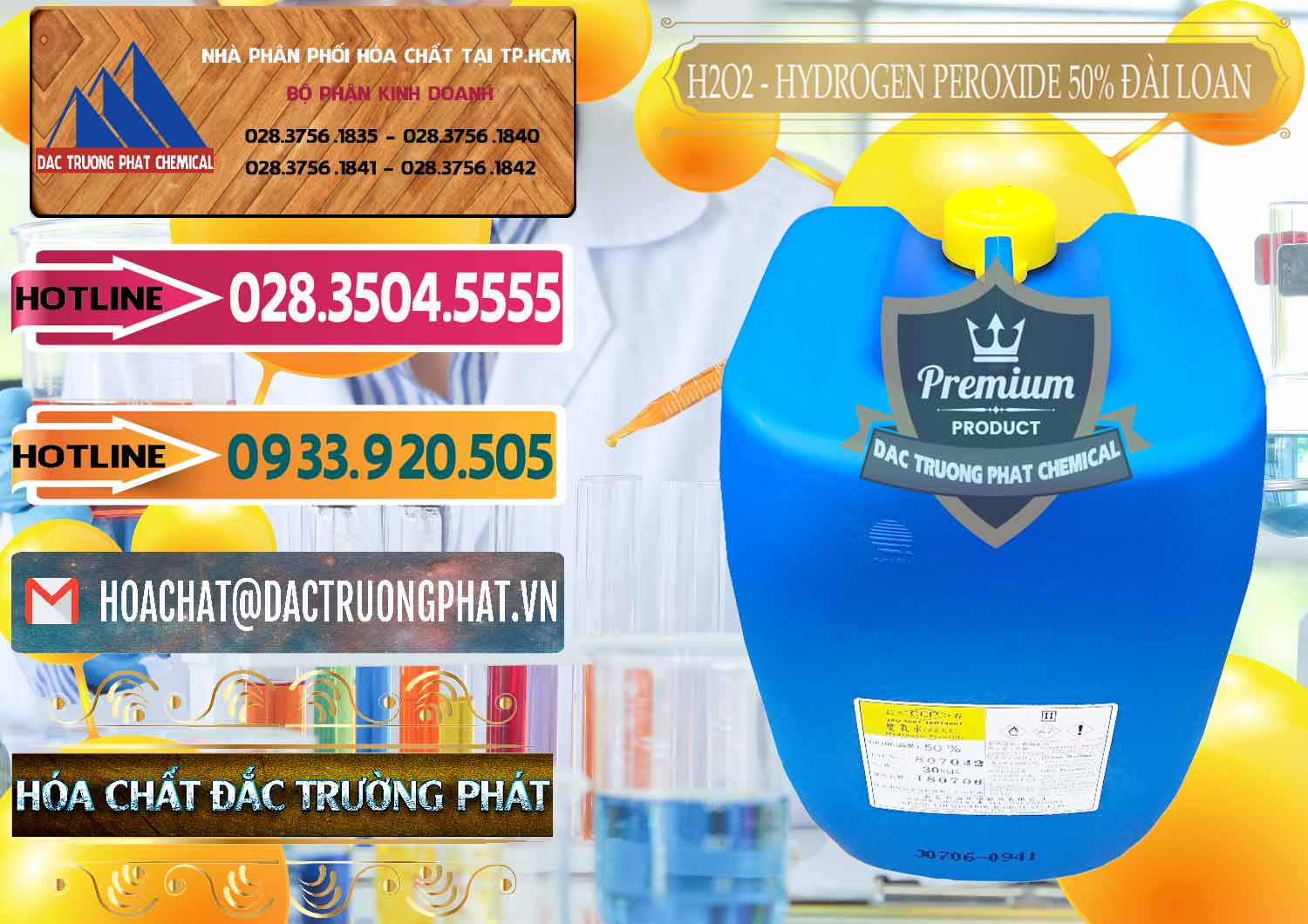 H2O2 - Hydrogen Peroxide 50% Đài Loan Taiwan Chang Chun Phân phối ( bán ) H2O2 - Hydrogen Peroxide 50% Đài Loan Taiwan Chang Chun - 0069 - Đơn vị chuyên phân phối ( cung ứng ) hóa chất tại TP.HCM - dactruongphat.vn