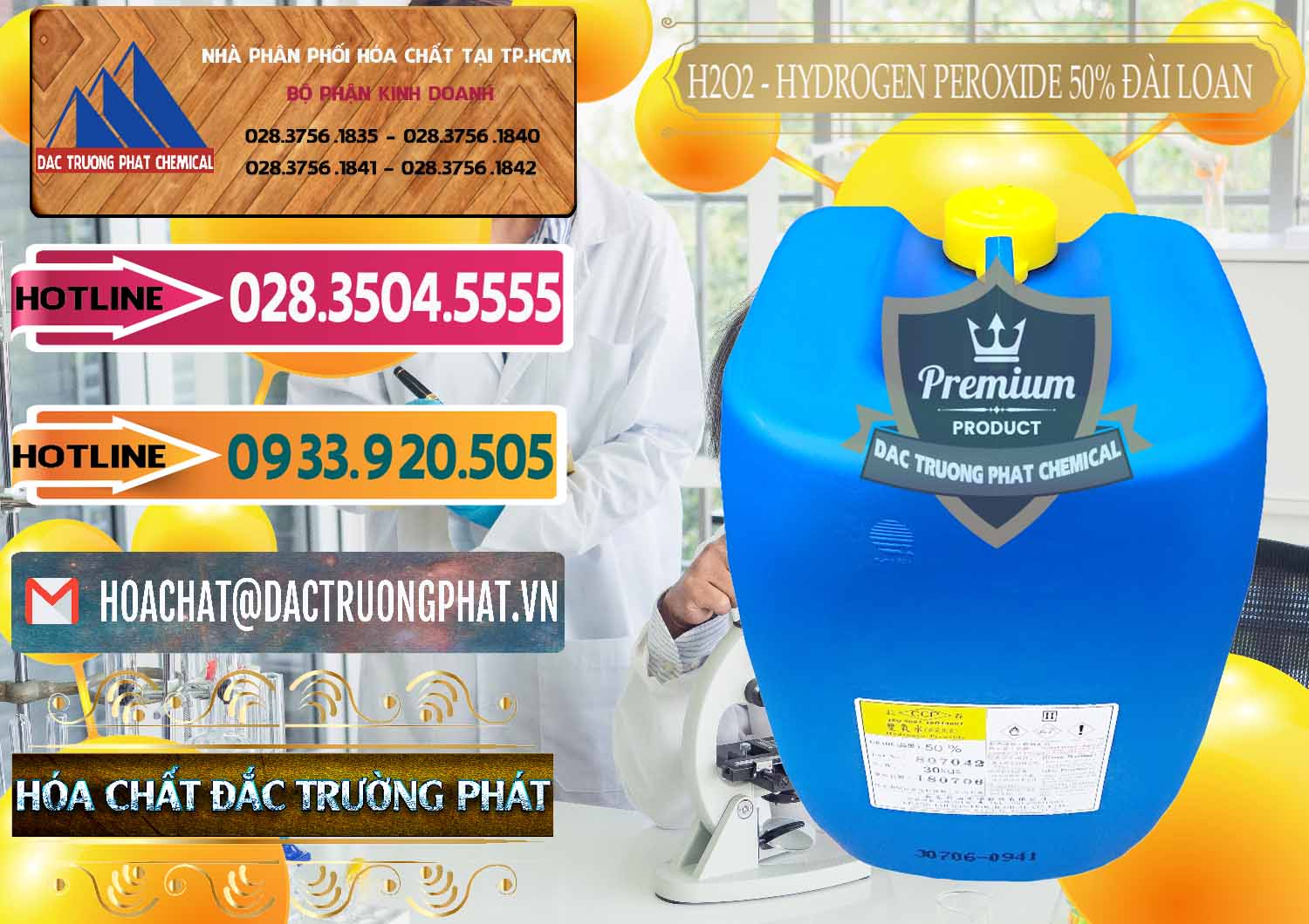 H2O2 - Hydrogen Peroxide 50% Đài Loan Taiwan Chang Chun Nơi phân phối - bán H2O2 - Hydrogen Peroxide 50% Đài Loan Taiwan Chang Chun - 0069 - Đơn vị chuyên cung cấp và kinh doanh hóa chất tại TP.HCM - dactruongphat.vn