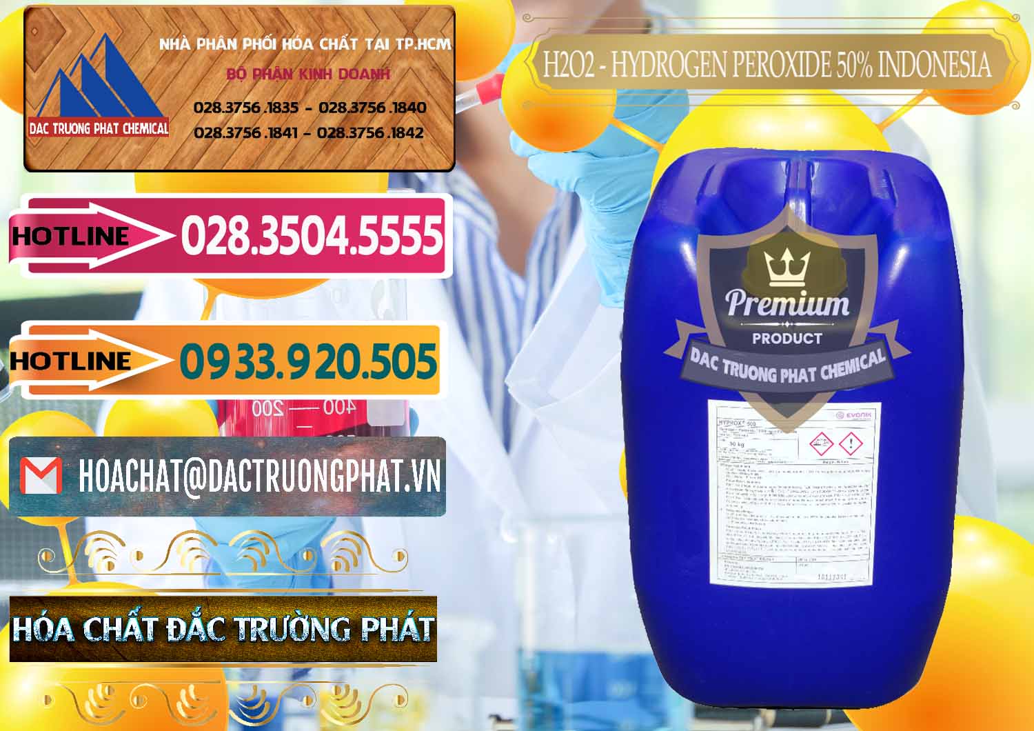 Cty nhập khẩu và bán H2O2 - Hydrogen Peroxide 50% Evonik Indonesia - 0070 - Phân phối _ kinh doanh hóa chất tại TP.HCM - dactruongphat.vn
