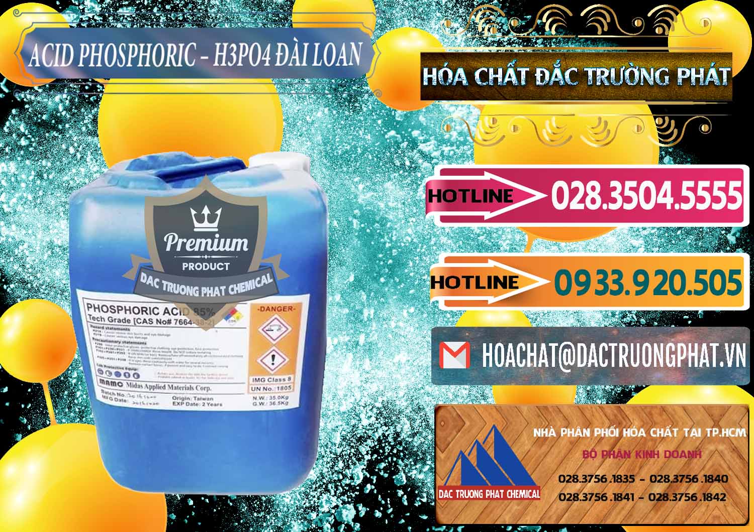 Cty chuyên cung cấp _ bán Axit Phosphoric - Acid Phosphoric H3PO4 85% Đài Loan Taiwan - 0351 - Công ty cung cấp và nhập khẩu hóa chất tại TP.HCM - dactruongphat.vn
