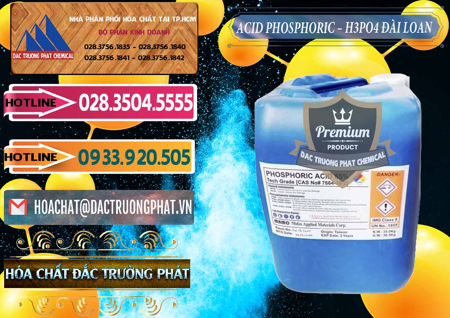 Cty chuyên cung ứng _ bán Axit Phosphoric - Acid Phosphoric H3PO4 85% Đài Loan Taiwan - 0351 - Công ty chuyên kinh doanh và phân phối hóa chất tại TP.HCM - dactruongphat.vn