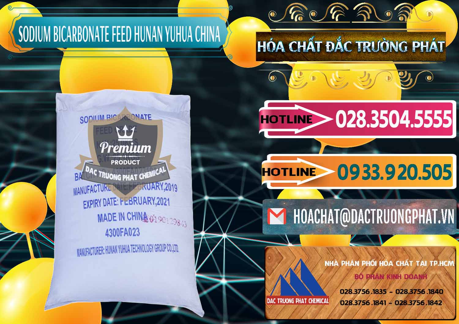 Đơn vị cung cấp - bán Sodium Bicarbonate – Bicar NaHCO3 Feed Grade Hunan Yuhua Trung Quốc China - 0263 - Cty chuyên kinh doanh và phân phối hóa chất tại TP.HCM - dactruongphat.vn