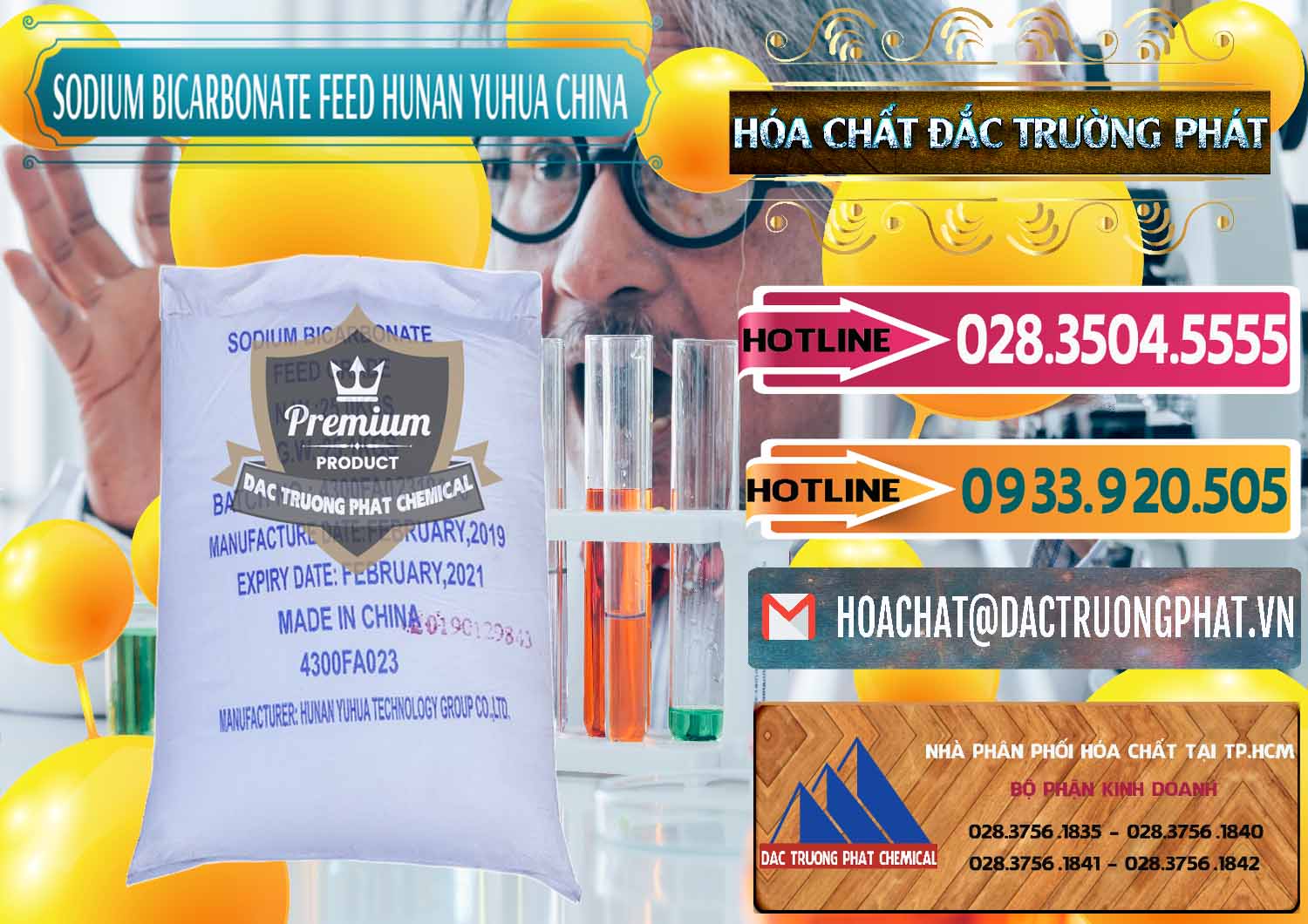 Nơi chuyên nhập khẩu _ bán Sodium Bicarbonate – Bicar NaHCO3 Feed Grade Hunan Yuhua Trung Quốc China - 0263 - Cty chuyên phân phối _ nhập khẩu hóa chất tại TP.HCM - dactruongphat.vn