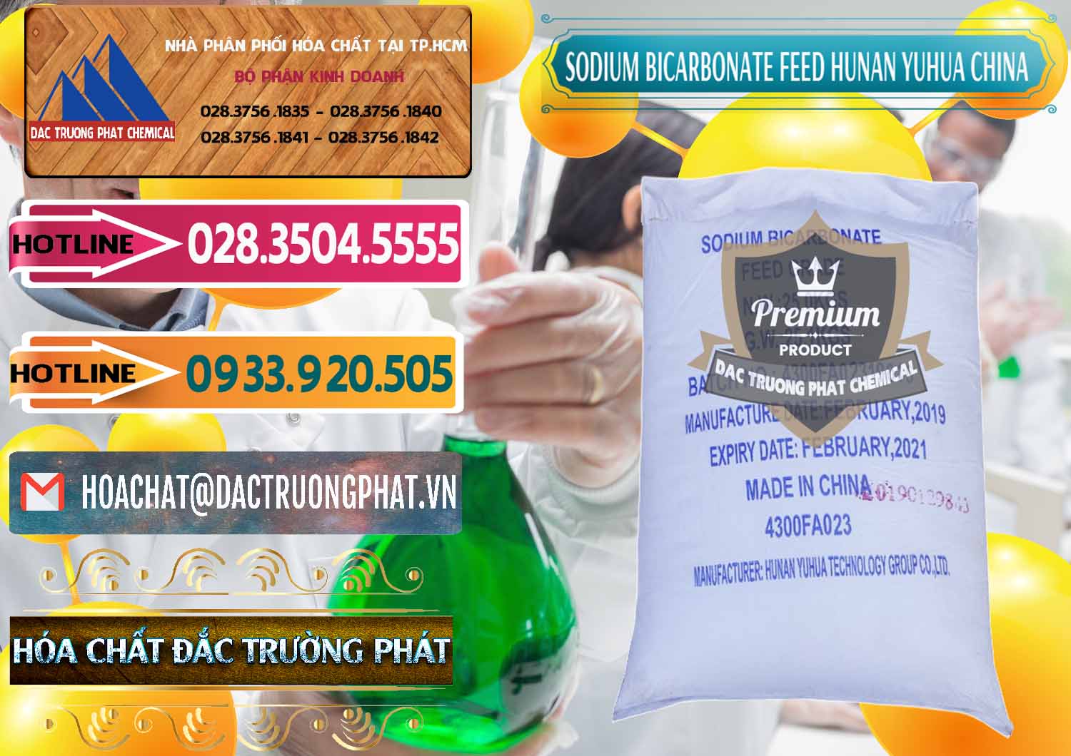Công ty chuyên nhập khẩu _ bán Sodium Bicarbonate – Bicar NaHCO3 Feed Grade Hunan Yuhua Trung Quốc China - 0263 - Cty cung cấp _ phân phối hóa chất tại TP.HCM - dactruongphat.vn