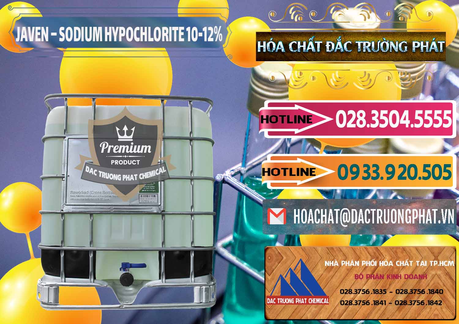 Nhà cung cấp - kinh doanh Javen - Sodium Hypochlorite 10-12% Việt Nam - 0188 - Nơi chuyên cung cấp _ kinh doanh hóa chất tại TP.HCM - dactruongphat.vn