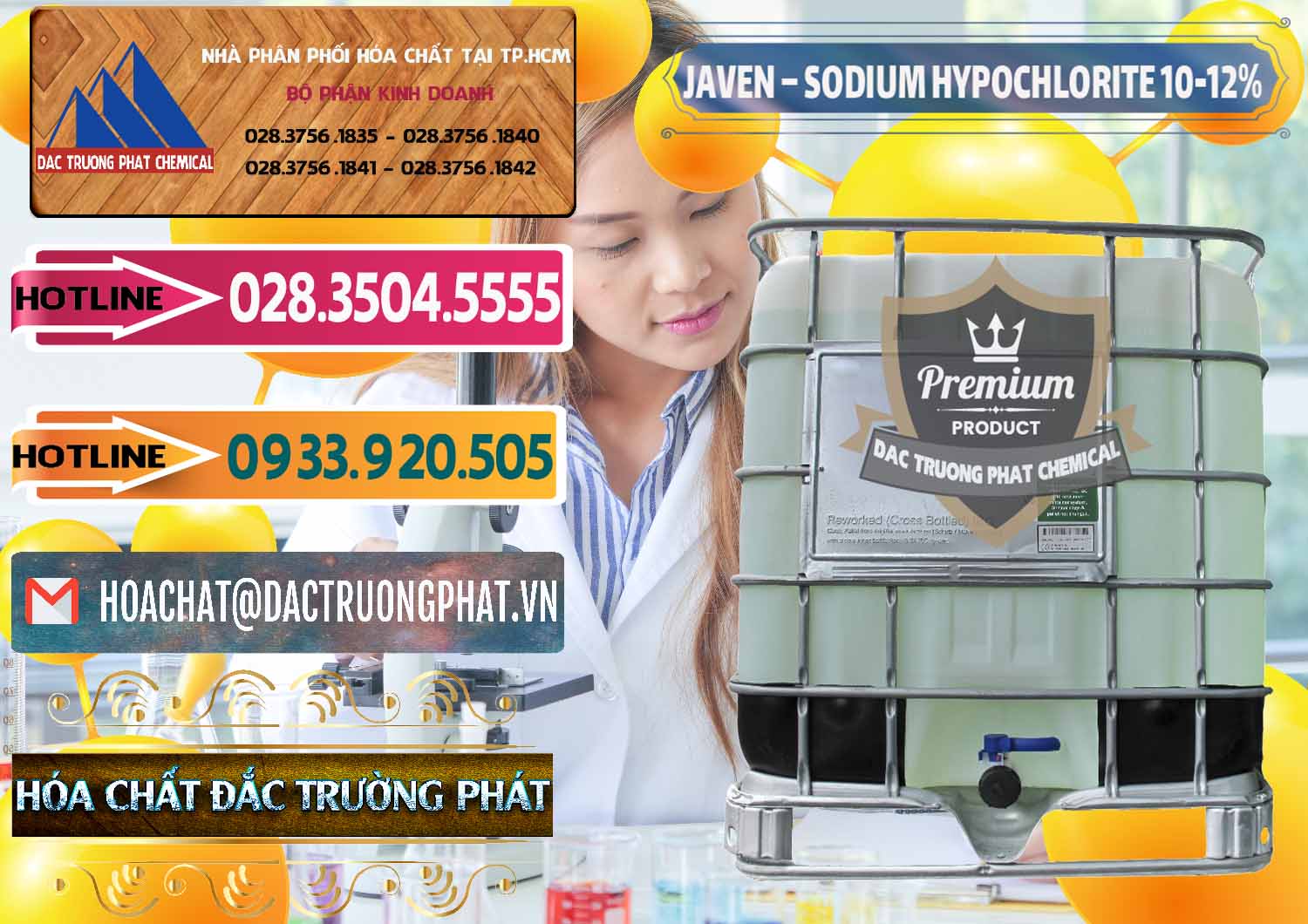 Công ty cung ứng và bán Javen - Sodium Hypochlorite 10-12% Việt Nam - 0188 - Đơn vị kinh doanh _ bán hóa chất tại TP.HCM - dactruongphat.vn
