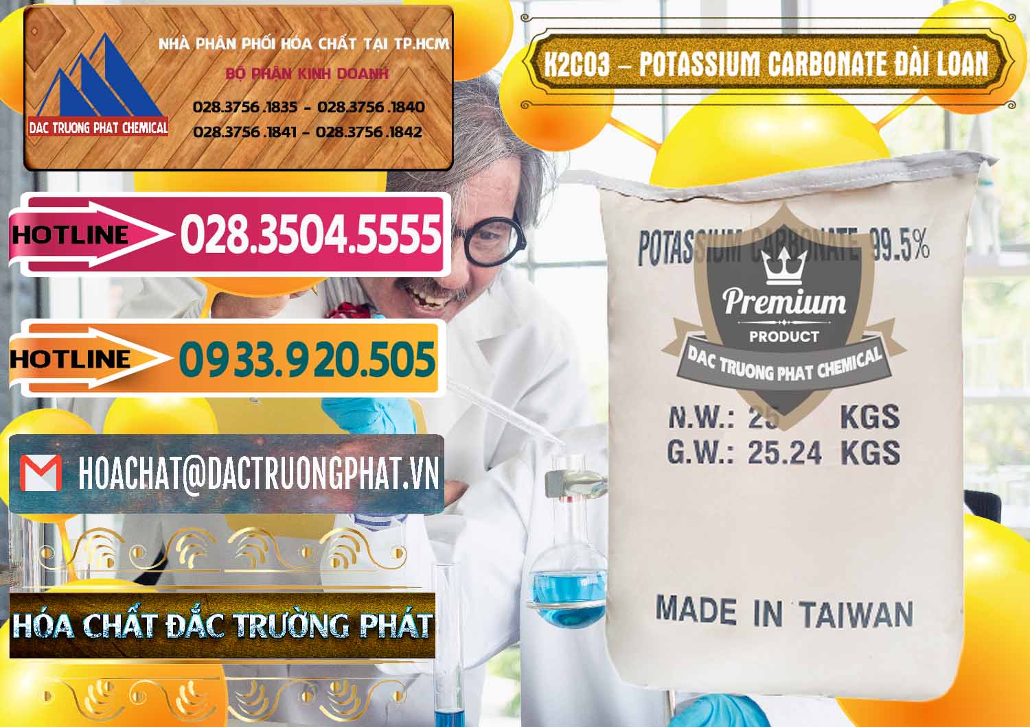 Đơn vị kinh doanh _ bán K2Co3 – Potassium Carbonate Đài Loan Taiwan - 0474 - Cty phân phối và cung cấp hóa chất tại TP.HCM - dactruongphat.vn
