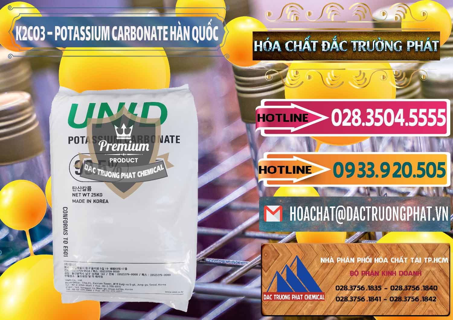 Cung cấp ( bán ) K2Co3 – Potassium Carbonate Unid Hàn Quốc Korea - 0081 - Nơi cung cấp & nhập khẩu hóa chất tại TP.HCM - dactruongphat.vn