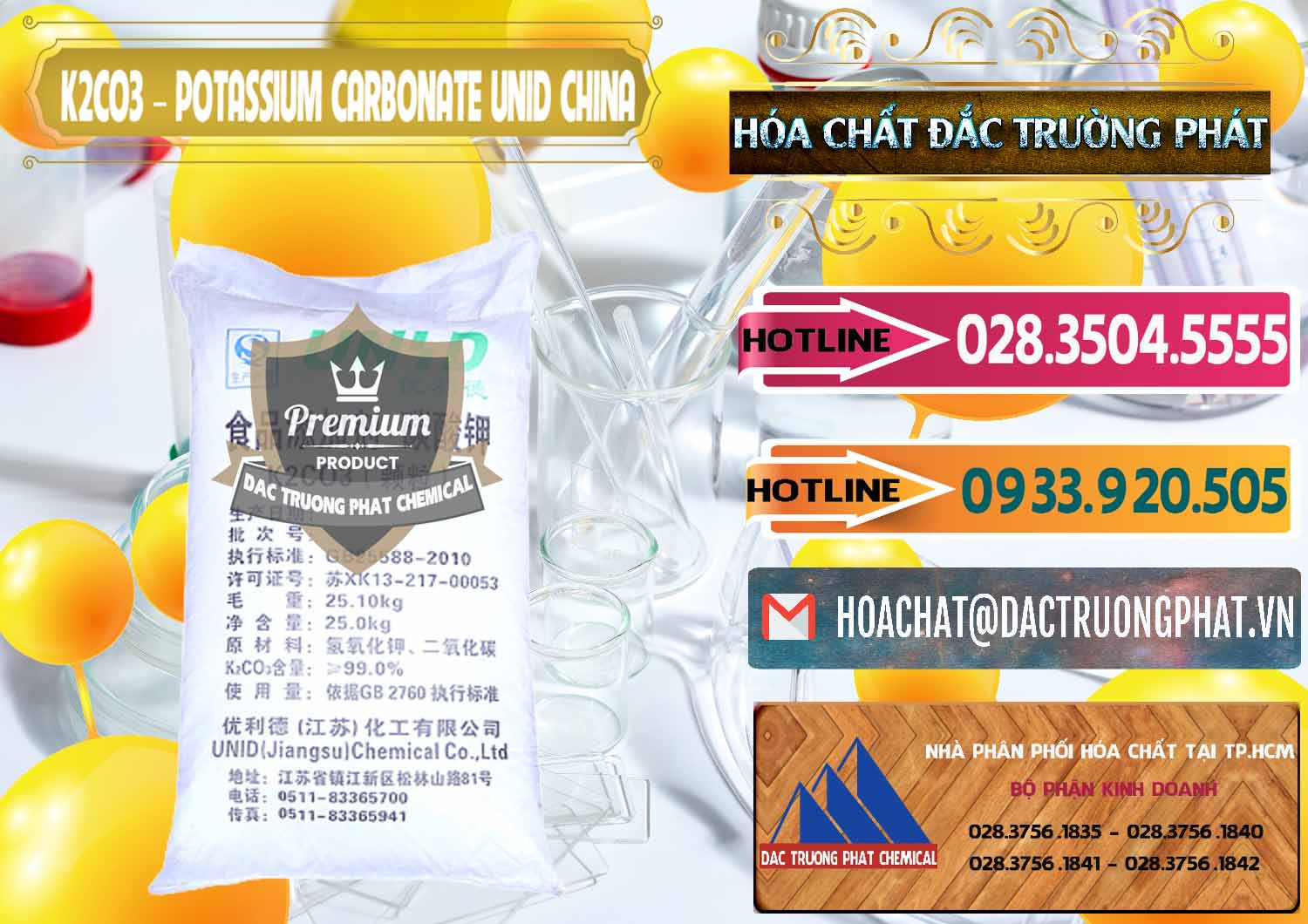 Đơn vị cung cấp - bán K2Co3 – Potassium Carbonate UNID Trung Quốc China - 0475 - Đơn vị cung cấp và phân phối hóa chất tại TP.HCM - dactruongphat.vn