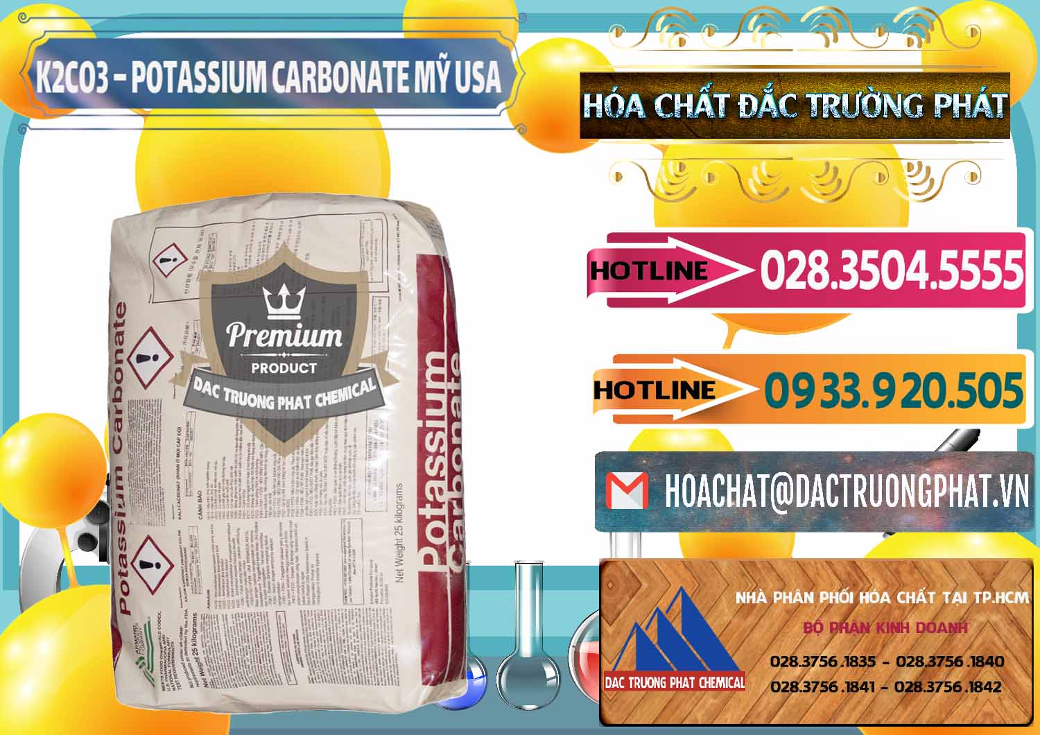 Kinh doanh _ bán K2Co3 – Potassium Carbonate Mỹ USA - 0082 - Nơi cung cấp và bán hóa chất tại TP.HCM - dactruongphat.vn