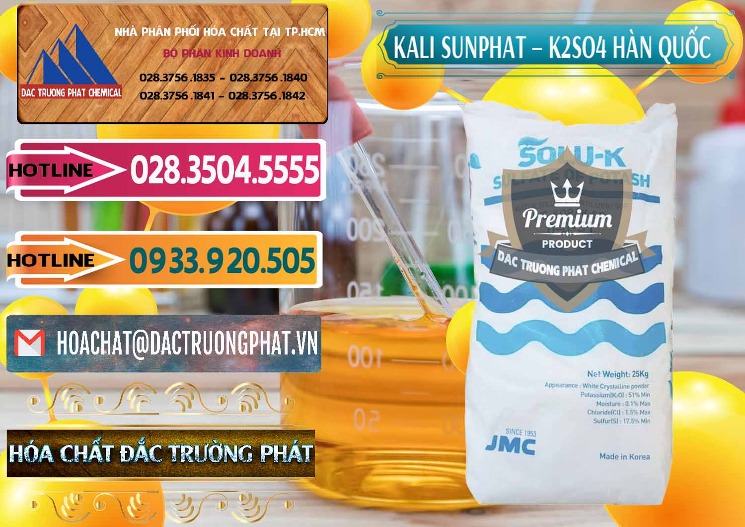 Chuyên kinh doanh & bán Kali Sunphat – K2SO4 Hàn Quốc Korea - 0410 - Chuyên nhập khẩu ( cung cấp ) hóa chất tại TP.HCM - dactruongphat.vn
