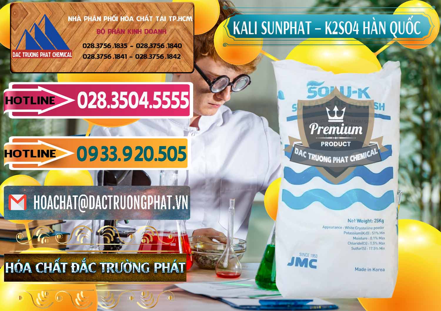 Đơn vị chuyên kinh doanh & bán Kali Sunphat – K2SO4 Hàn Quốc Korea - 0410 - Bán _ cung cấp hóa chất tại TP.HCM - dactruongphat.vn
