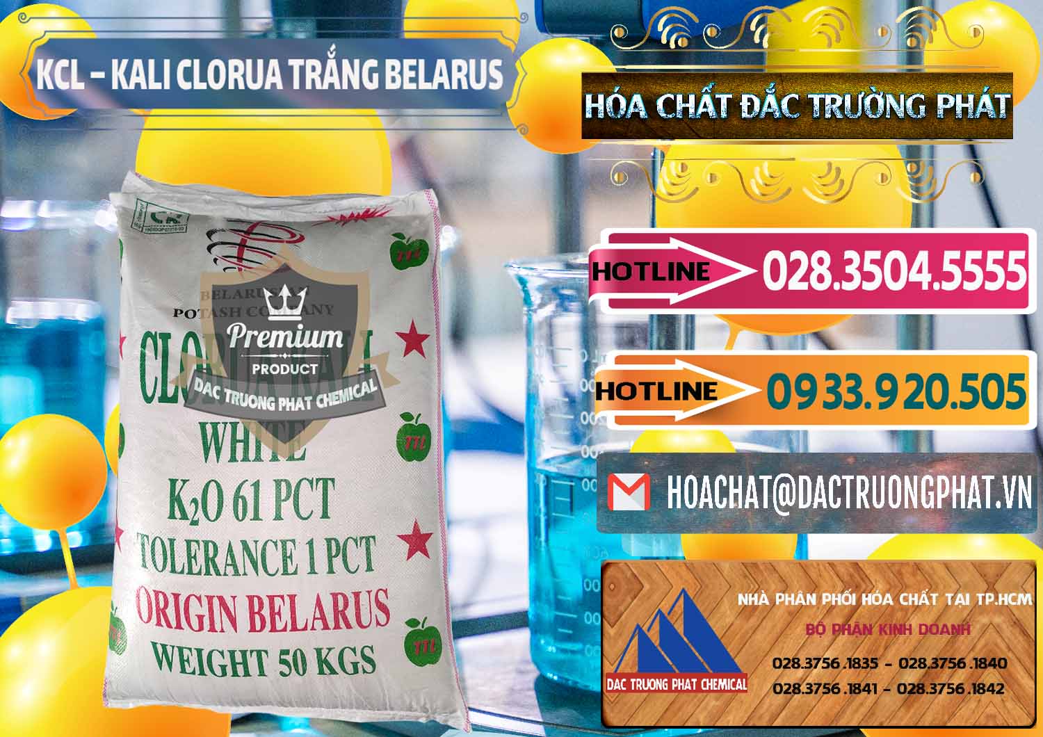 Cty chuyên bán _ cung cấp KCL – Kali Clorua Trắng Belarus - 0085 - Cty chuyên phân phối & bán hóa chất tại TP.HCM - dactruongphat.vn