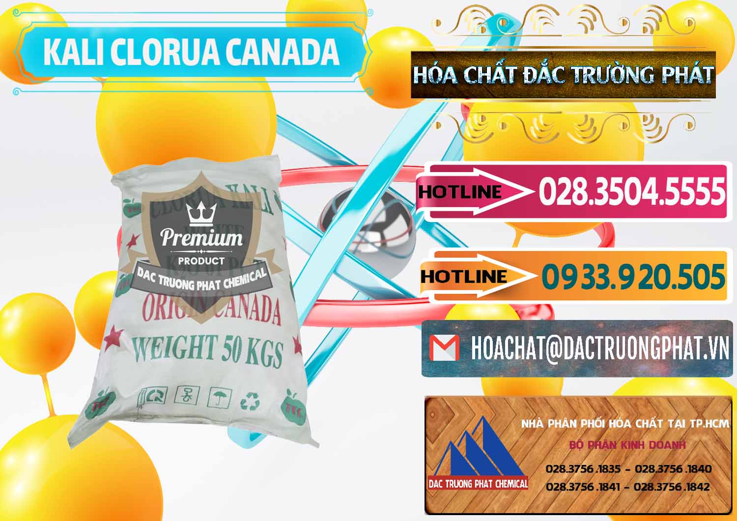 Nơi cung ứng & bán KCL – Kali Clorua Trắng Canada - 0437 - Cty cung ứng & phân phối hóa chất tại TP.HCM - dactruongphat.vn