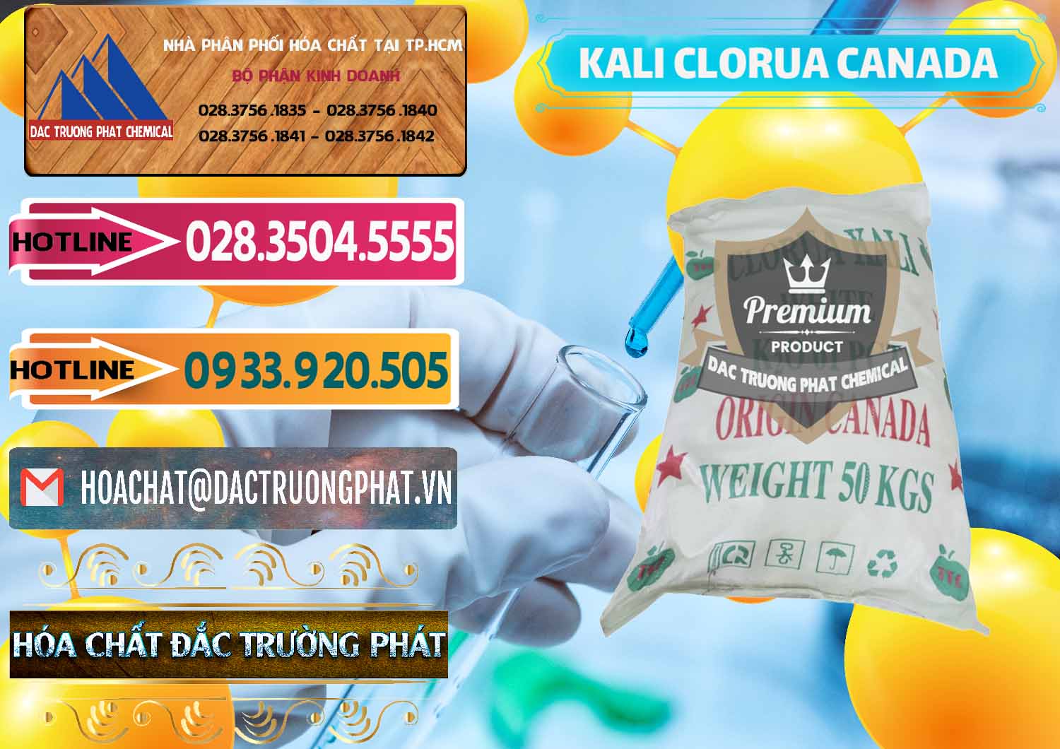Chuyên phân phối ( bán ) KCL – Kali Clorua Trắng Canada - 0437 - Đơn vị kinh doanh _ cung cấp hóa chất tại TP.HCM - dactruongphat.vn