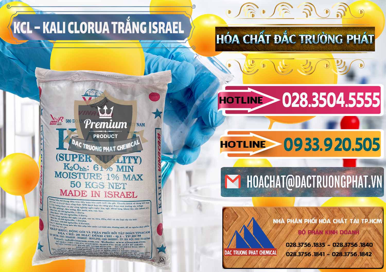 Nơi chuyên cung cấp _ bán KCL – Kali Clorua Trắng Israel - 0087 - Nhà nhập khẩu - phân phối hóa chất tại TP.HCM - dactruongphat.vn