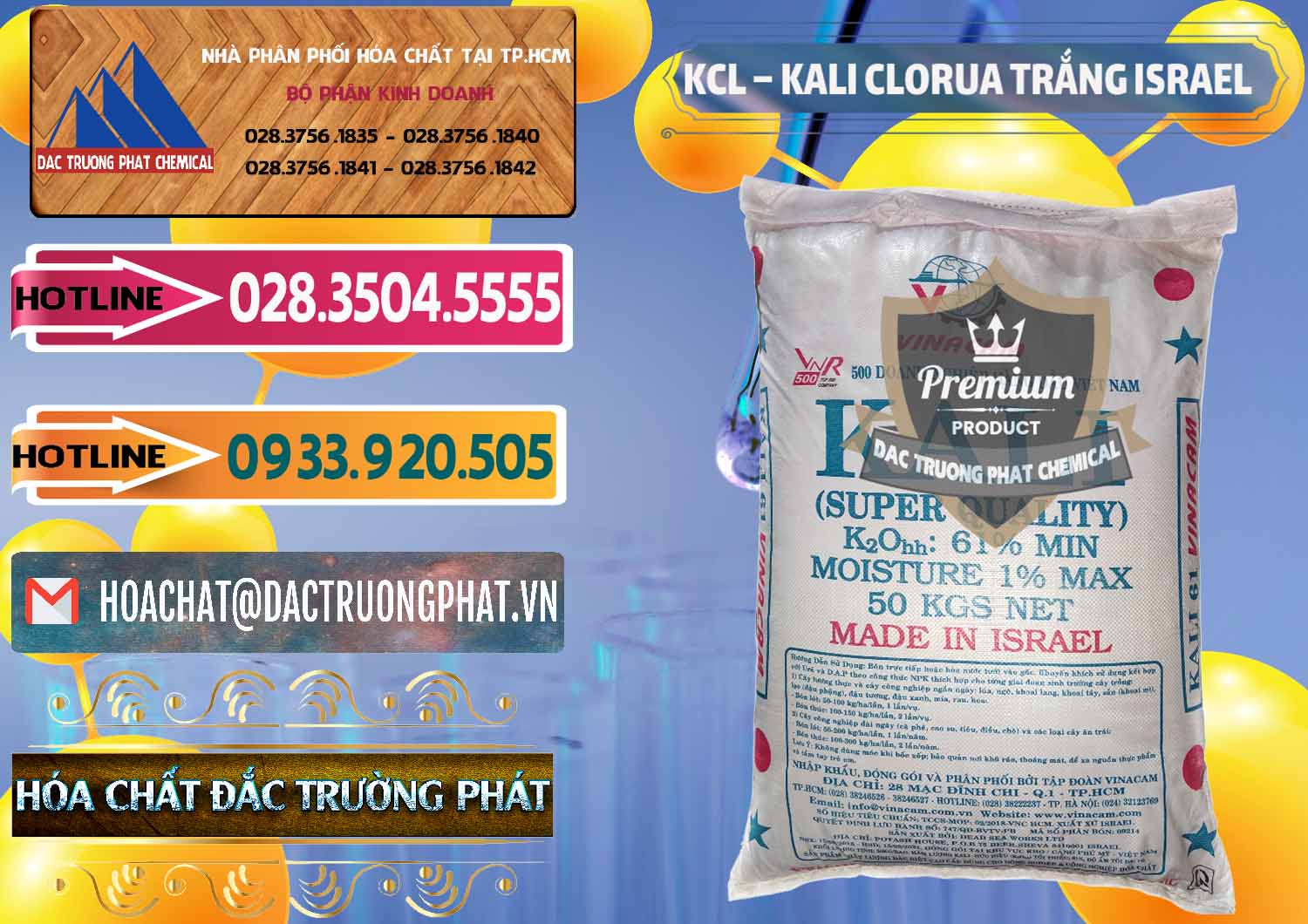 Cty bán - cung cấp KCL – Kali Clorua Trắng Israel - 0087 - Cty cung cấp và kinh doanh hóa chất tại TP.HCM - dactruongphat.vn