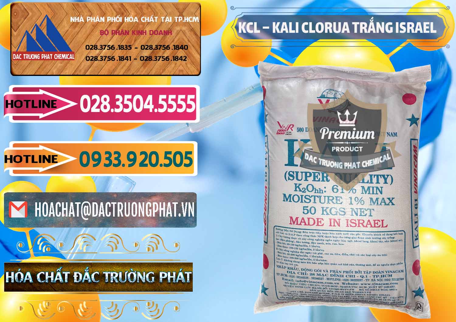 Nơi chuyên bán - cung ứng KCL – Kali Clorua Trắng Israel - 0087 - Đơn vị cung cấp _ kinh doanh hóa chất tại TP.HCM - dactruongphat.vn