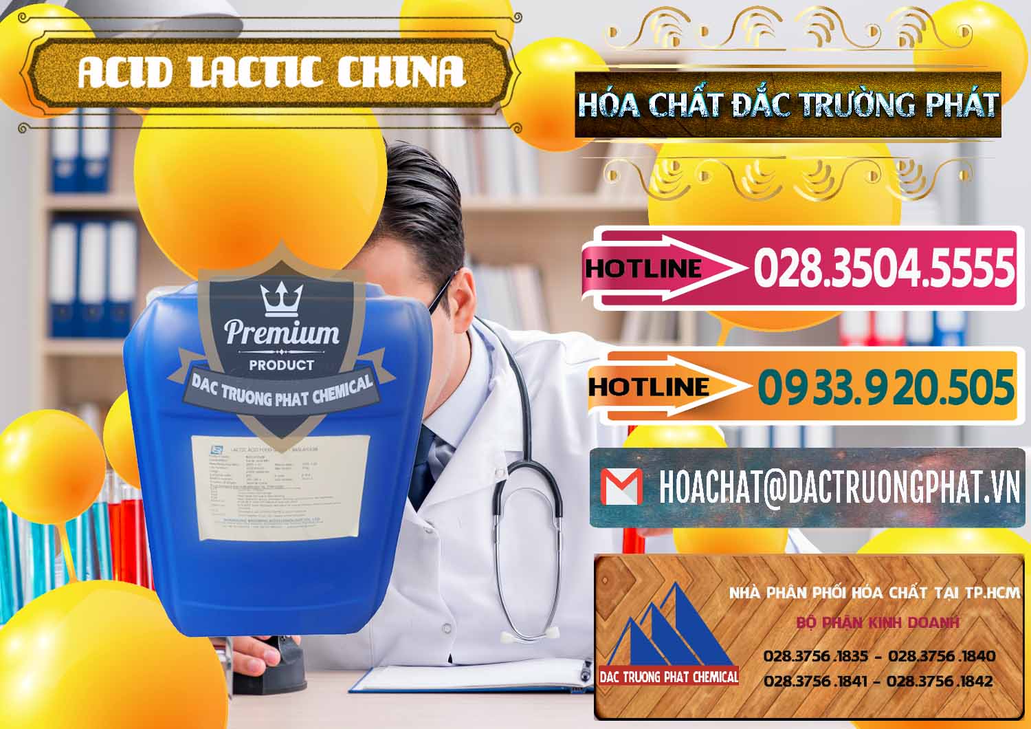 Cty chuyên kinh doanh ( bán ) Acid Lactic – Axit Lactic Trung Quốc China - 0374 - Công ty nhập khẩu ( cung cấp ) hóa chất tại TP.HCM - dactruongphat.vn