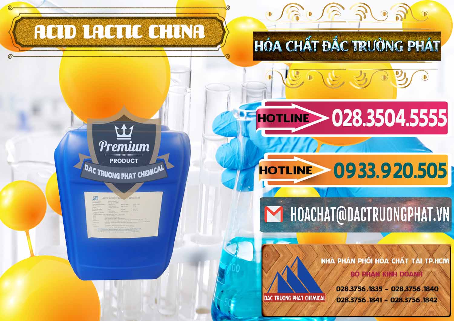 Nơi chuyên cung ứng & bán Acid Lactic – Axit Lactic Trung Quốc China - 0374 - Công ty chuyên phân phối & nhập khẩu hóa chất tại TP.HCM - dactruongphat.vn