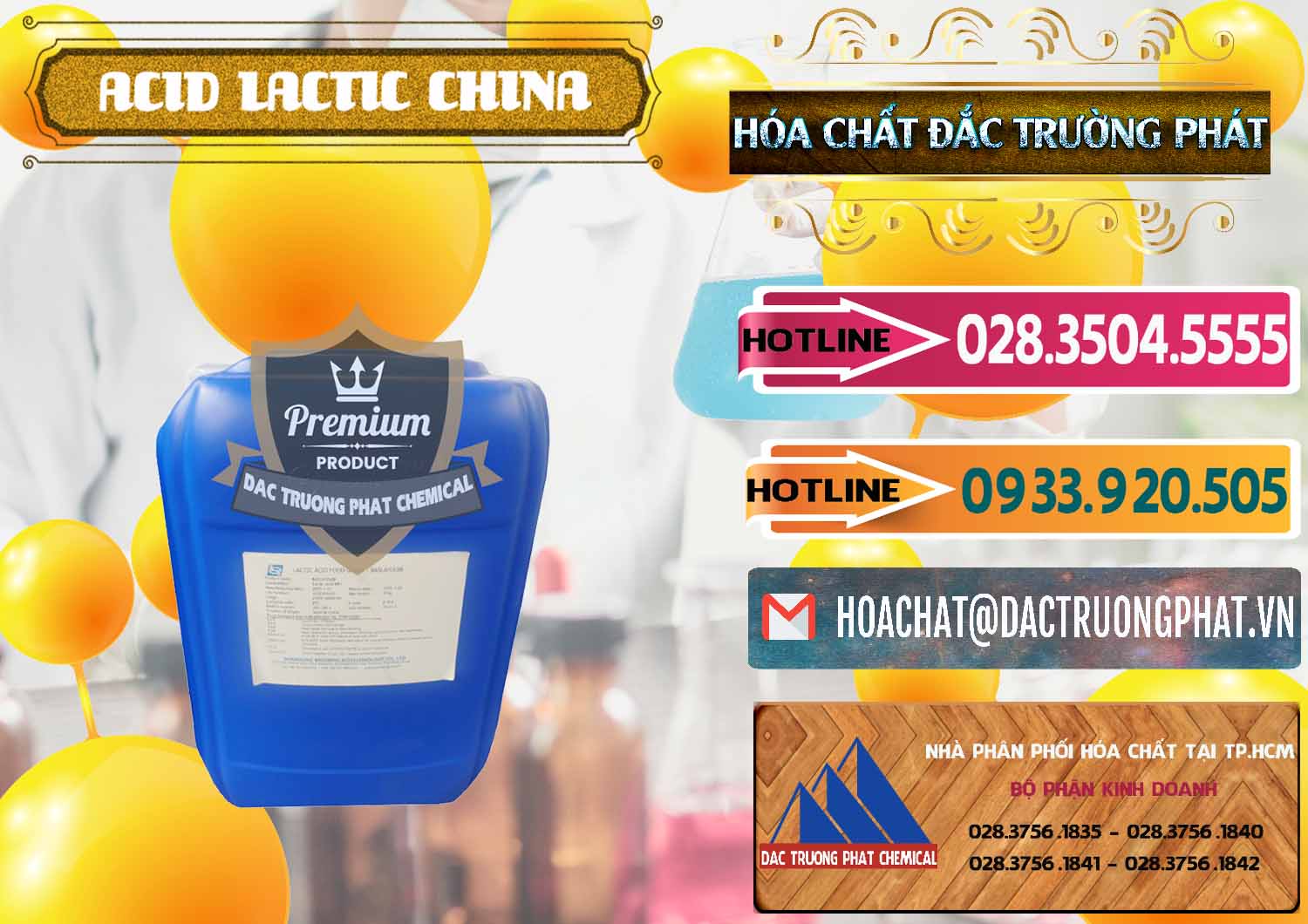 Nơi bán & cung cấp Acid Lactic – Axit Lactic Trung Quốc China - 0374 - Nhà cung cấp và nhập khẩu hóa chất tại TP.HCM - dactruongphat.vn
