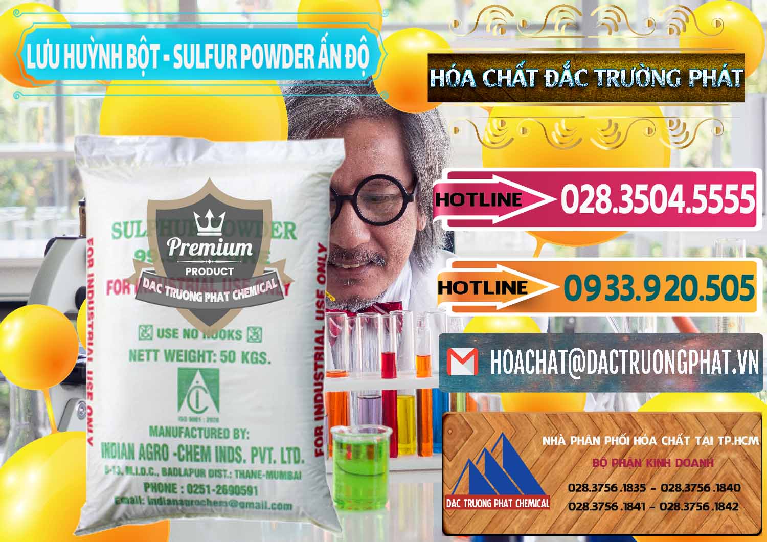 Công ty chuyên bán - phân phối Lưu huỳnh Bột - Sulfur Powder Ấn Độ India - 0347 - Nhà phân phối và cung ứng hóa chất tại TP.HCM - dactruongphat.vn
