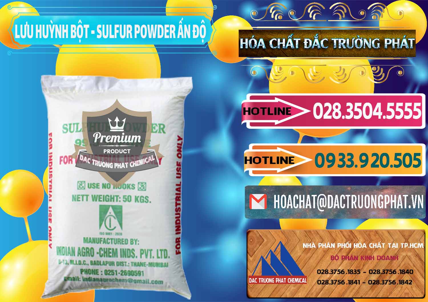 Công ty bán & cung ứng Lưu huỳnh Bột - Sulfur Powder Ấn Độ India - 0347 - Nơi cung cấp _ kinh doanh hóa chất tại TP.HCM - dactruongphat.vn